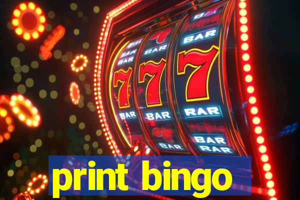 print bingo